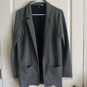 H&M herringbone long suit/blazer sizeS